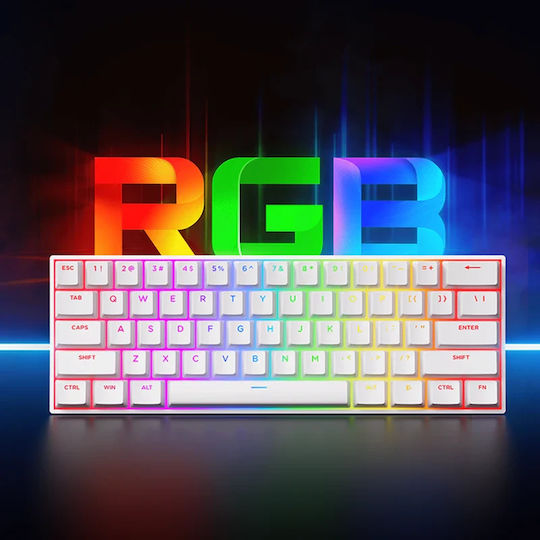 MCHOSE Ace60 Gaming Μηχανικό Πληκτρολόγιο 60% με Magnetic διακόπτες και RGB φωτισμό (Αγγλικό US)