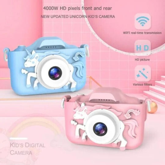 SPM X5 Children's Camera 20MP Unicorn Pink