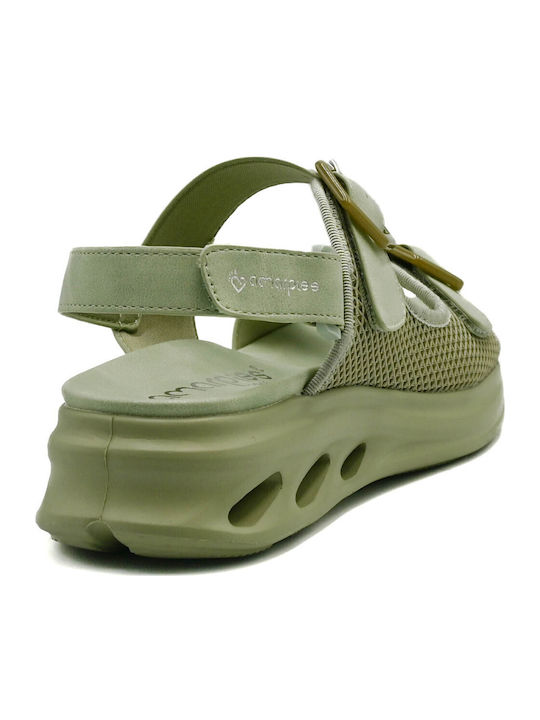 Women's Anatomic Flatform Sandals Green