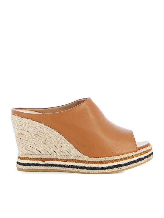 Platforme Dama Tip Espadrile Tabac Maro