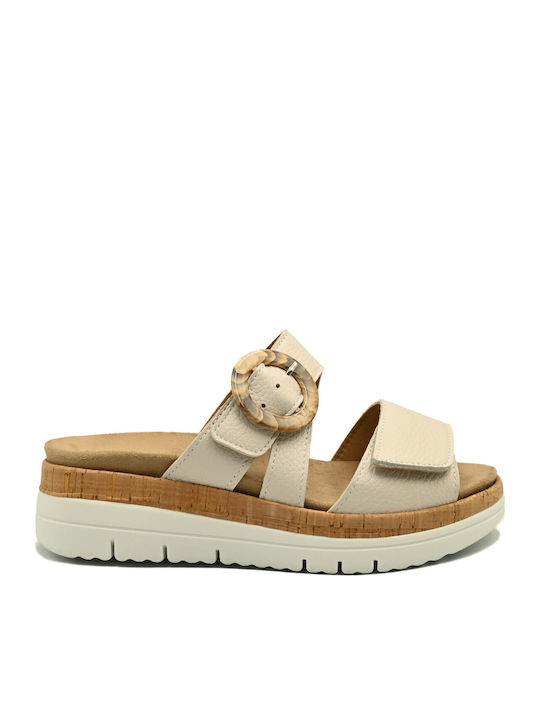 Anatomic Summer Women's Platform Slippers Beige