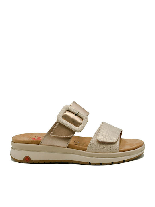 Anatomic Summer Women's Platform Slippers In Gold Style