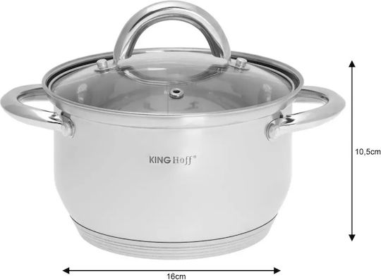 KING Hoff Stainless Steel Cookware Set 4pcs