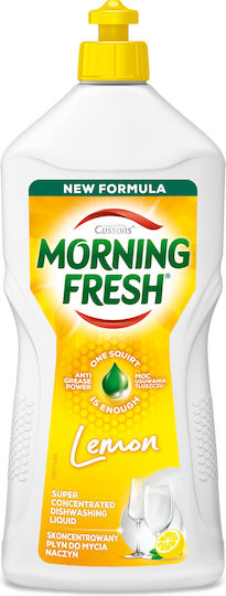 Sarantis Cussons Morning Fresh Концентриран Течен Препарат За Съдове Лимон 900 Мл