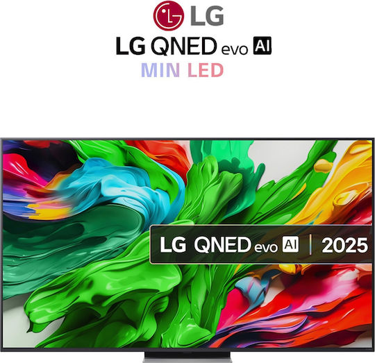 LG Smart Τηλεόραση 65" 4K UHD QNED evo AI QNED87 HDR (2025) 65QNED87A6B