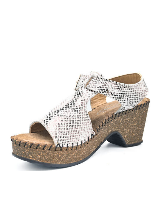 Leder Damen Sandalen Anatomisch Weiße