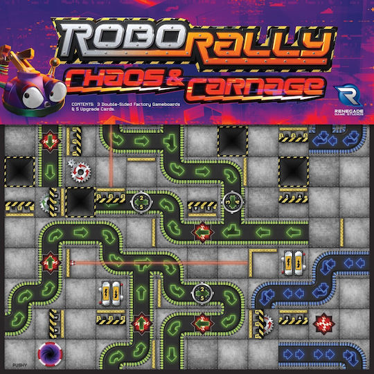 Разширение на играта Robo Rally - Chaos & Carnage за 2-6 играчи 12+ години (EN) Avalon Hill