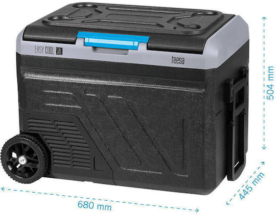 Teesa Φορητό Ψυγείο 50lt 100-240V / 12V / 24V Μαύρο