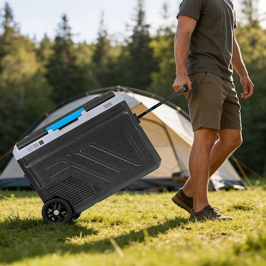 Teesa Φορητό Ψυγείο 50lt 100-240V / 12V / 24V Μαύρο