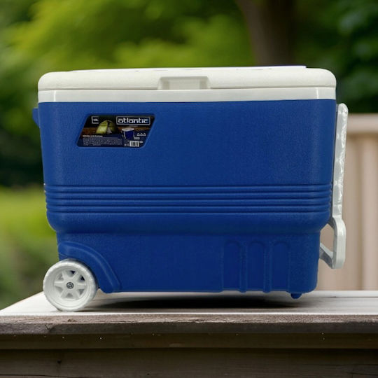 Kühlbox Atlantic 45l Räder Passiv Blau