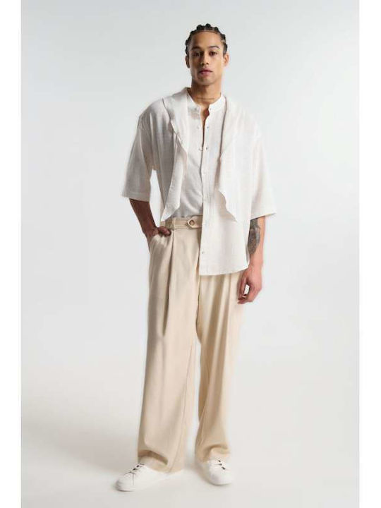 Men's Beige Foulard