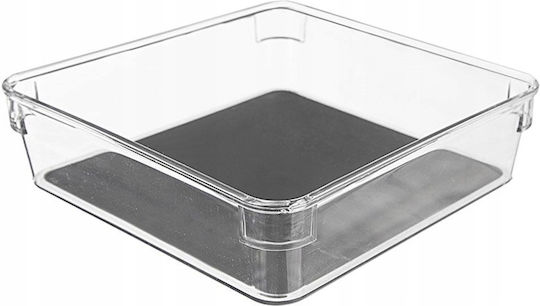 Orion Aufbewahrungskorb Grau 16 x 16 x 4,5 cm Orion Rutschfest