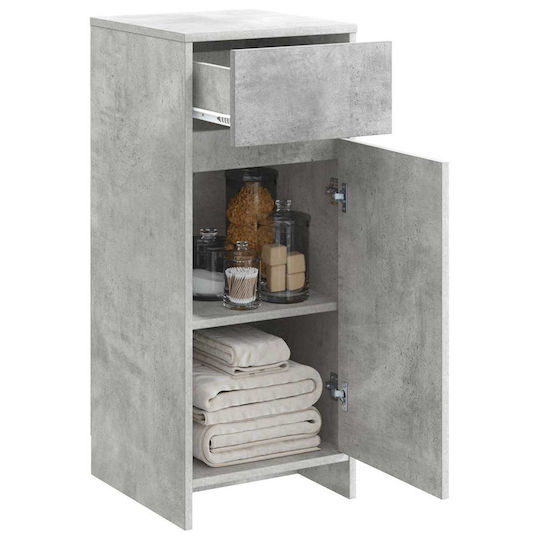 vidaXL Bathroom Vanity Unit Without Sink L35xW36.5xH85cm Concrete Gray