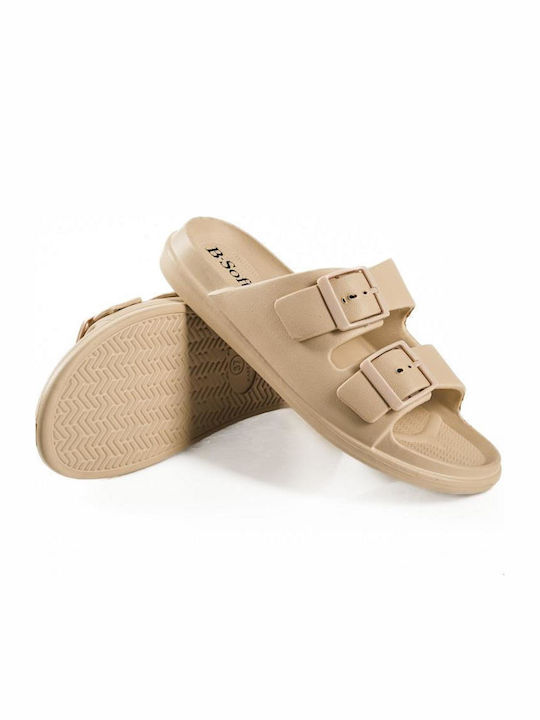 Flip Flops in Beige Colour