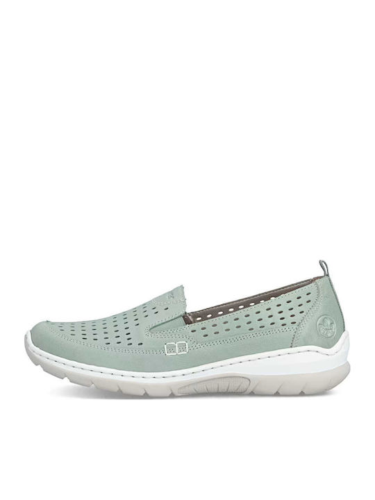 Анатомични Дамски Slip-On Кожени Зелени