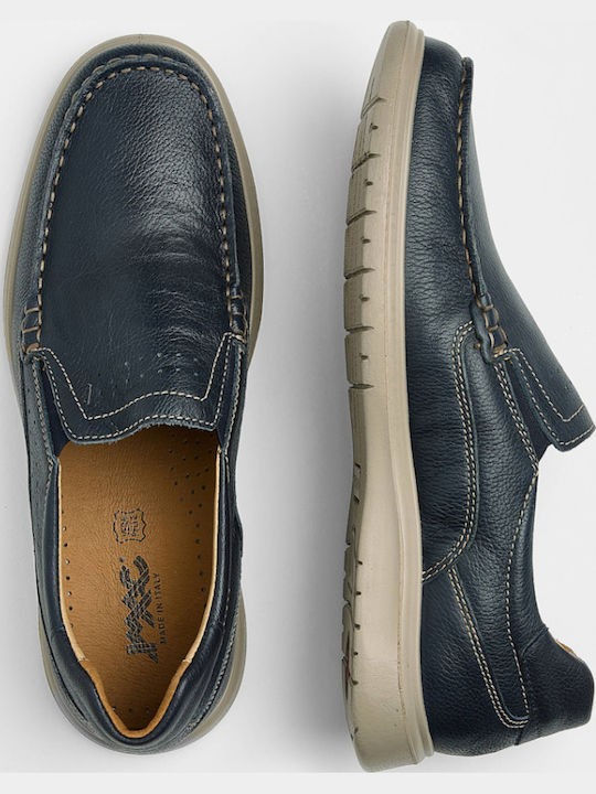 Leder Herren Freizeitschuhe Anatomisch Blaue