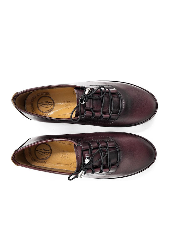 Women's Anatomic Burgundy Sneakers