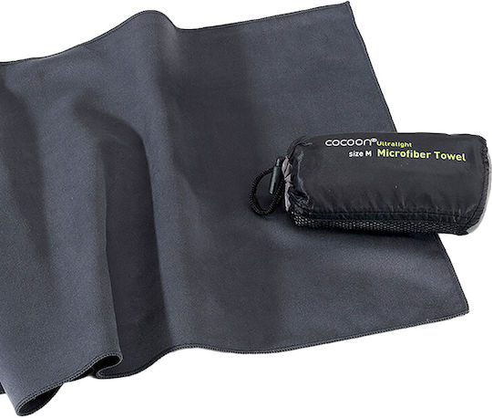 Cocoon Πετσέτα Microfiber Σώματος 40gr/m² Γκρι 150x80εκ.