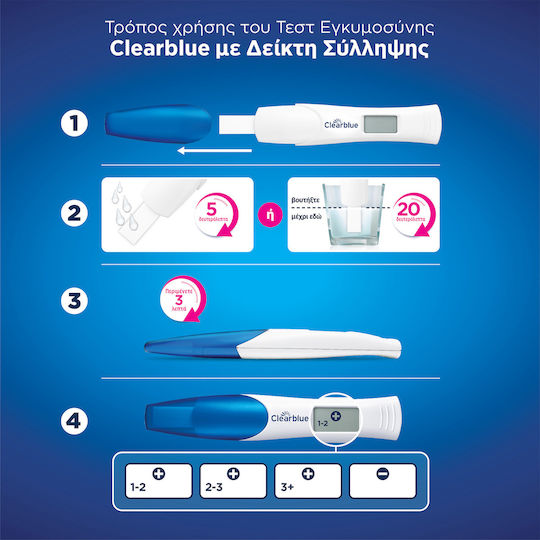 Clearblue 1pcs Digital Pregnancy Test with Conception Pointer