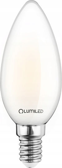 Lumiled Λάμπα LED 7W για Ντουί E14 και Σχήμα B35 Φυσικό Λευκό 806lm
