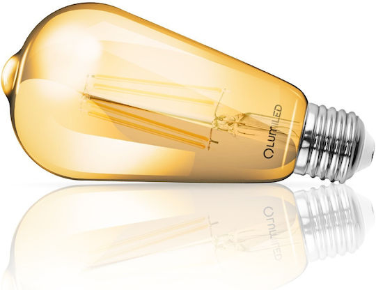 Lumiled Bec LED 6W Pentru Bază De Bec E27 și Formă ST64 Alb Cald 660 Lumen