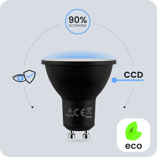 Lumiled Becuri LED 3W Pentru Bază De Bec GU10 și Formă PAR16 Alb Rece 270 Lumen 10 Bucăți