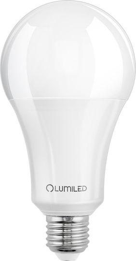 Lumiled Becuri LED 24W Pentru Bază De Bec E27 Și Formă A60 Alb Cald 3452 Lumen 3 Bucăți