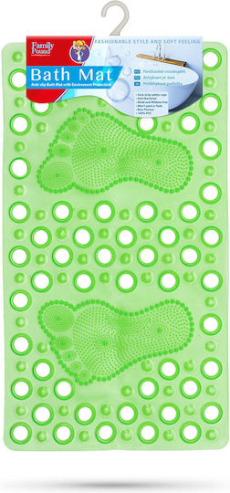 Alista Home Antiderapant Cada De Baie Cu Ventuze Verde 37x68cm
