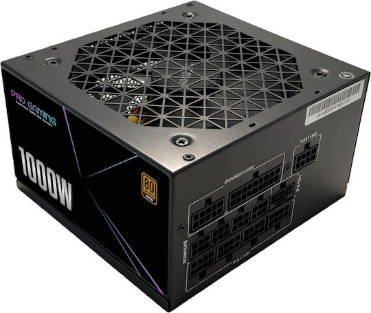 ProGaming 1000W Черен Компютърно захранване Пълен модул 80 Plus Gold (PGPSU1000B1)