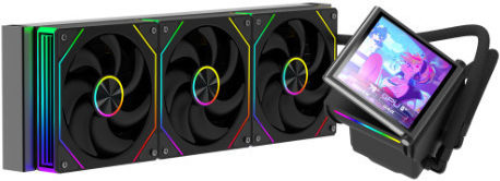 ProGaming GlacierView 360 Sistem de Răcire cu Apă AIO CPU cu 3 Ventilatoare de 120mm și Iluminare ARGB