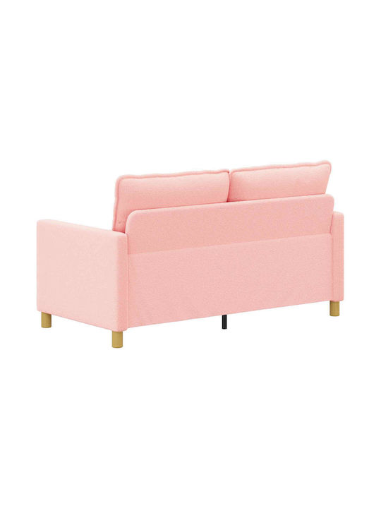 Two-Seater Couch Pink 156x81x87.5cm