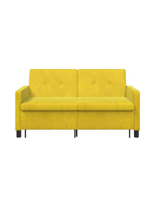 Doppelsitzer Sofa Bett Gelb 154x94.5x80.5cm