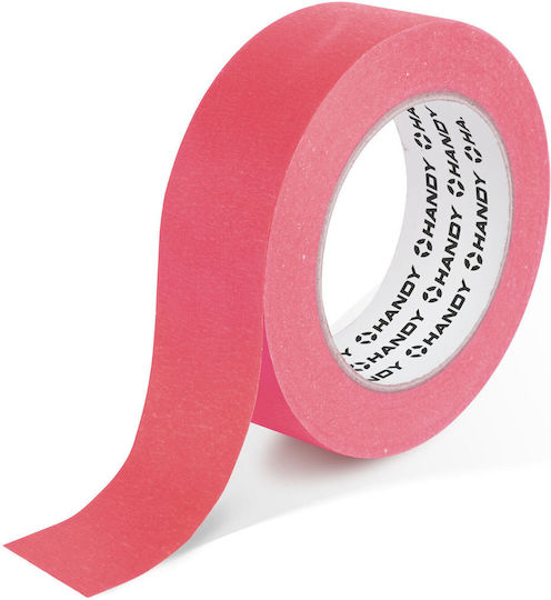 Bandă Adezivă Roz 50 M X 24 Mm Washi Pentru Suprafețe Sensibile Vopsire Precisă UV 28 Zile