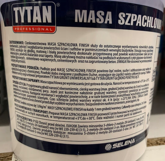 Finish Acrylic Putty 1.5 Kg