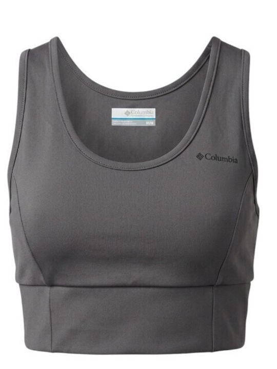 Women's Athletic Crop Top Sleeveless Fast Drying Grey