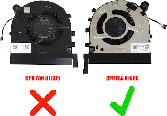 Ανεμιστηράκι Laptop Gpu Cooling Fan Lenovo Thinkpad P14s Gen 5 21g2 21g3 Nd65c46-24h20 5f11r68975 5f11v47613 5f10z58279 Dc28000p4d0 5pin Κωδ.81696