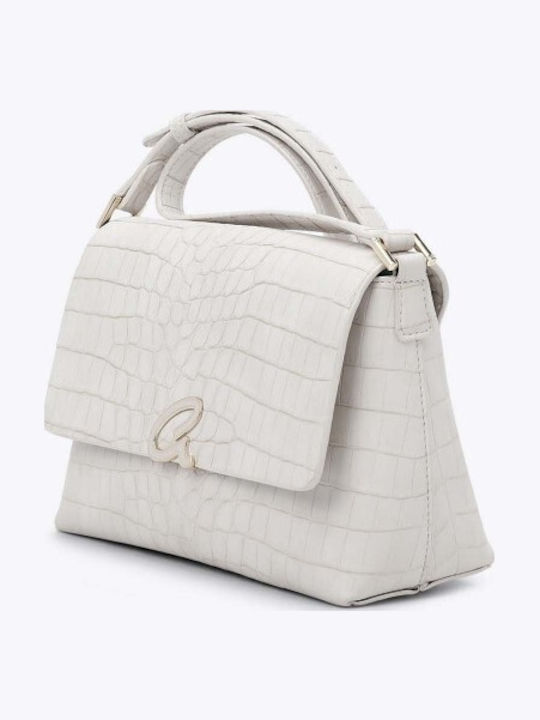 Women's Croco Chalk Flap Bag