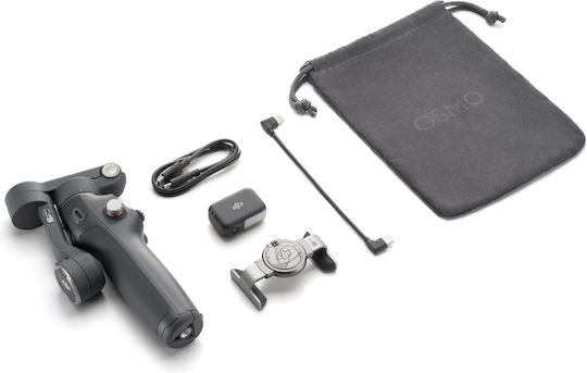 DJI Osmo Mobile 8P (Advanced Tracking Combo) Mobile Gimbal with 3-Axis Stabilizer and 10 Hours Operation Black