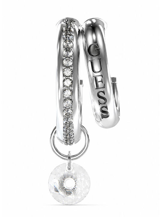 Guess Σκουλαρίκια από Ατσάλι Γκρι Guess Σκουλαρίκια από Ατσάλι Γκρι
