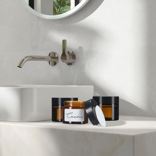 Relaxdays Glas Gefäß 60ml