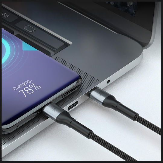 3MK USB 2.0 Cable USB-C Male - USB-C 240W PD Black 3m