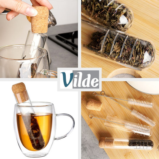 Vilde Glas Tee-Filter Set 6 Stück