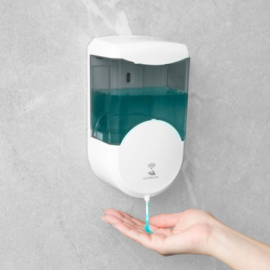 Dozator Automat De Săpun 600ml Senzor Montare Pe Perete Fără Contact Fumuriu
