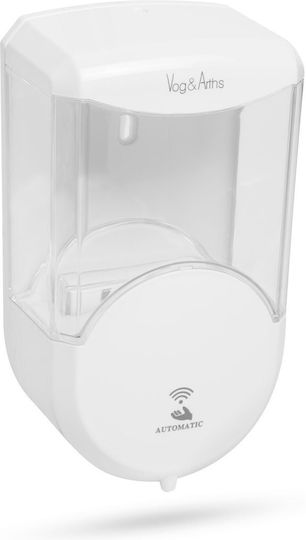 Dozator Automat De Săpun 600ml Senzor Montare Pe Perete Fără Contact Alb