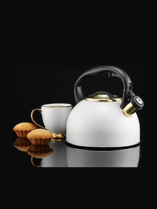 Ambition Ceainic Inox Alb 2000ml