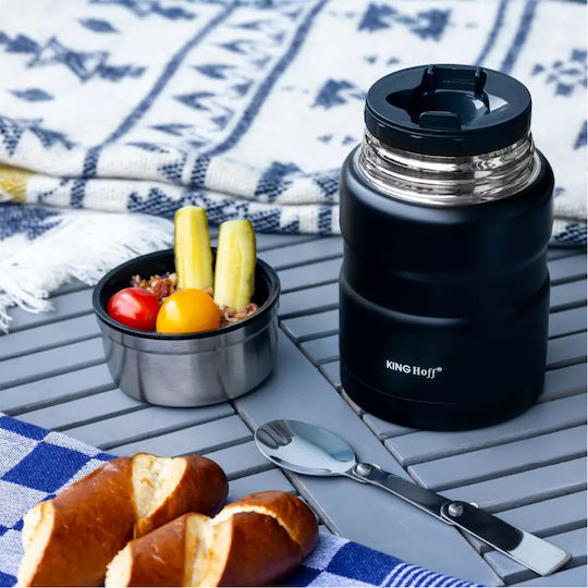 KING Hoff Thermosflasche 500ml Schwarz