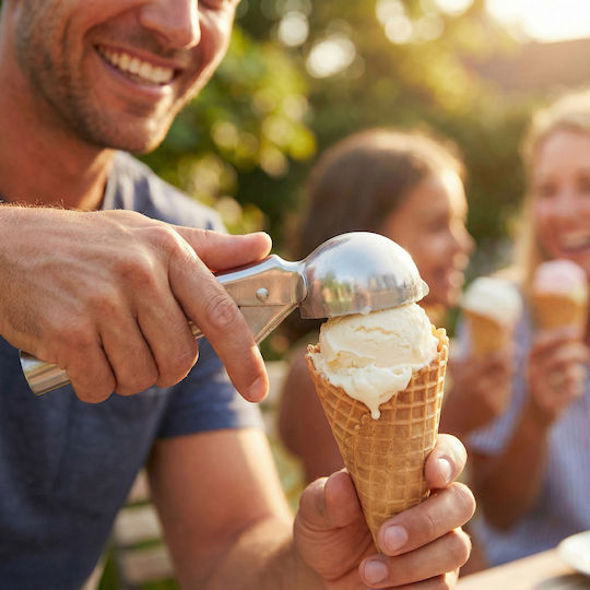 Alista Home Lingură de Înghețată cu Mecanism din Oțel Inoxidabil