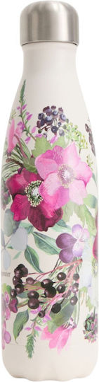 Chilly's Emma Bridgewater Thermos Bottle Stainless Steel BPA Free 500ml Winter Flowers