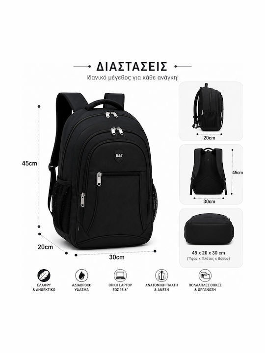 Backpack Αδιάβροχο Μαύρο