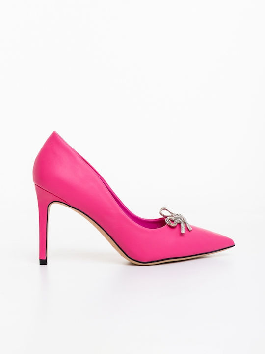 Pantofi cu Toc Ascuțiți cu Toc Înalt Fuchsia